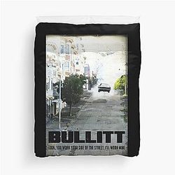 Bullitt Movie Duvet Cover