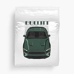 Mustang Bullitt 2019 Green Duvet Cover