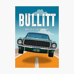 Bullitt Alternative Movie Poster Photographic Print