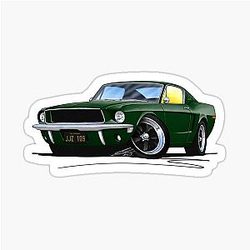 Ford Mustang Bullitt GT390 Sticker