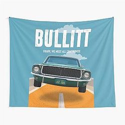 Bullitt Alternative Movie Poster Tapestry