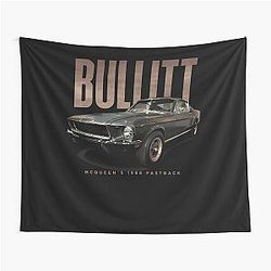 McQueen's 1968 Ford Mustang Fastback Bullitt Tapestry