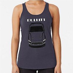 Mustang Bullitt 2018-2020 Multi Color Racerback Tank Top