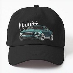 Bullitt Mustang GT 5.0L V8 Classic Muscle Car Dad Hat