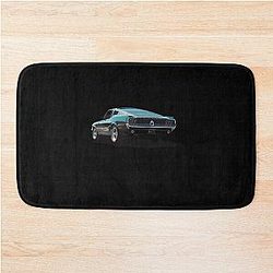 Bullitt Alternative Movie Poster Bath Mat
