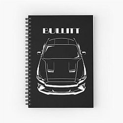 Ford Mustang Bullitt Spiral Notebook