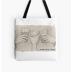 Bungo Stray Dogs Dazai Oda Ango All Over Print Tote Bag