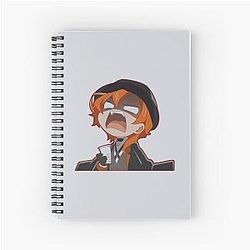 Chuuya Nakahara Going Crazy Bungo Stray Dogs Spiral Notebook