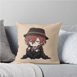 Chuya Nakahara Bungo Stray Dogs Anime Throw Pillow