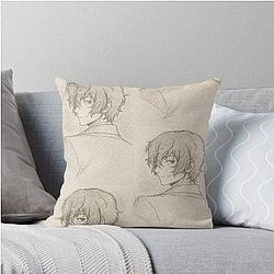 Dazai from Bungo Stray Dogs throw pillow