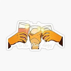 To the stray dogs sticker