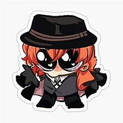 Chuya Nakahara Bungo Stray Dogs anime sticker