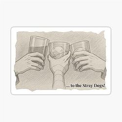 Bungo Stray Dogs - Dazai, Oda, Ango Sticker