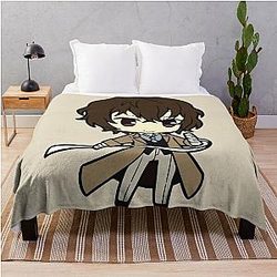 Osamu Dazai Bungaku Stray Dogs anime throw blanket