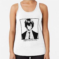 Dazai Osamu Bungo Stray Dogs Anime Racerback Tank Top