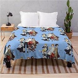 Bungo Stray Dogs Character Throw Blanket