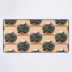 Burn the Witch Halloween Desk Mat