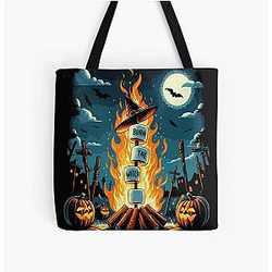 Marshmallow Witch, Burn the Witch Tote Bag
