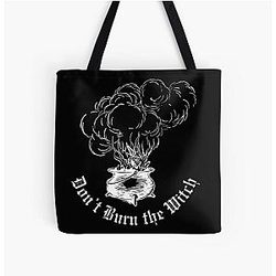 Don't Burn the Witch - Gothic Cauldron Magic Tote Bag