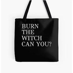 Burn the Witch Can You? All Over Print Tote Bag