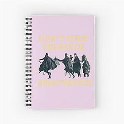Don't Burn the Witch Burn the Rich Spiral Notebook