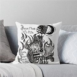 Burn the Witch Pillow
