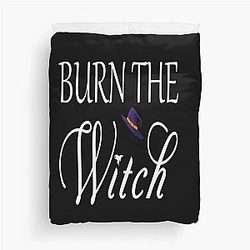 Burn Witch Halloween Duvet Cover