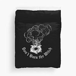 Don't Burn the Witch - Gothic Cauldron Magic Duvet Cover
