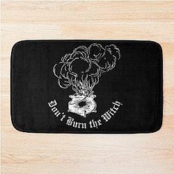Don't Burn the Witch Gothic Cauldron Magic Bath Mat