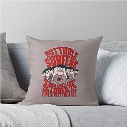 Butthole Surfers Throw Pillow