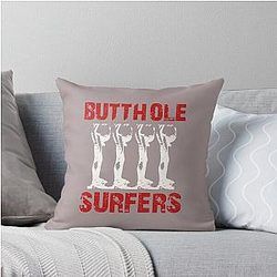 Butthole Surfers Throw Pillow