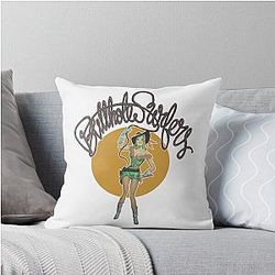 Butthole Surfers T-Shirt Cowgirl Throw Pillow