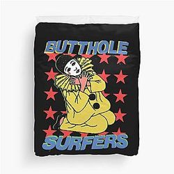 Butthole Surfers Vintage Photographic Duvet Cover