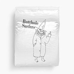 Butthole Surfers Rock Duvet Cover