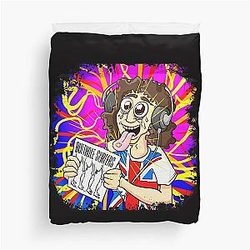 Graphic Butthole Surfers Call Me Retro Duvet Cover