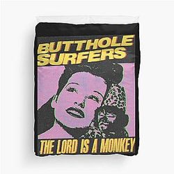 Butthole Surfers the Lords is a Monkey Duvet Cover