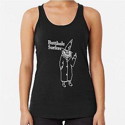 Butthole Surfers Clown Music Rock Racerback Tank Top