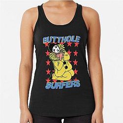 Art Butthole Surfers Vintage Racerback Tank Top