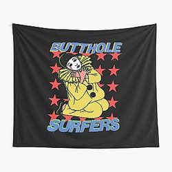 The Connerys Art Butthole Surfers Vintage Tapestry