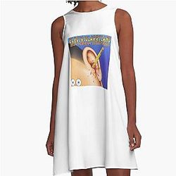Butthole Surfers electric A-Line Dress