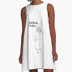 Butthole Surfers Rock A-Line Dress