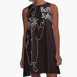 Butthole Surfers Punk Rock A-Line Dress