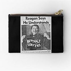 Butthole Surfers Reagan Says... Zipper Pouch