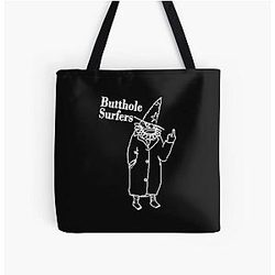 Butthole Surfers Clown Music Rock All Over Print Tote Bag