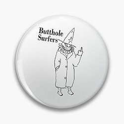 Butthole Surfer's Clown Pin