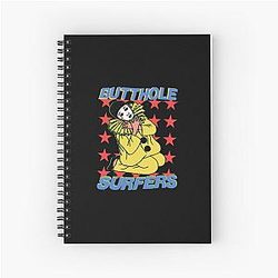 The Art Butthole Surfers Spiral Notebook