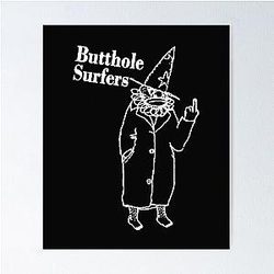 Butthole Surfers Rock Music Poster