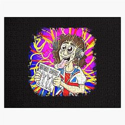 Graphic Butthole Surfers Call Me Retro Jigsaw Puzzle