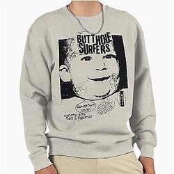 Iconic Butthole Surfers Concert Flyer 80s Punk Rock Art Sweatshirt