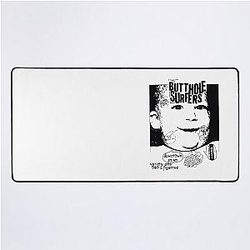 Iconic Butthole Surfers Concert Flyer 80s Punk Rock Art Oversized Desk Mat